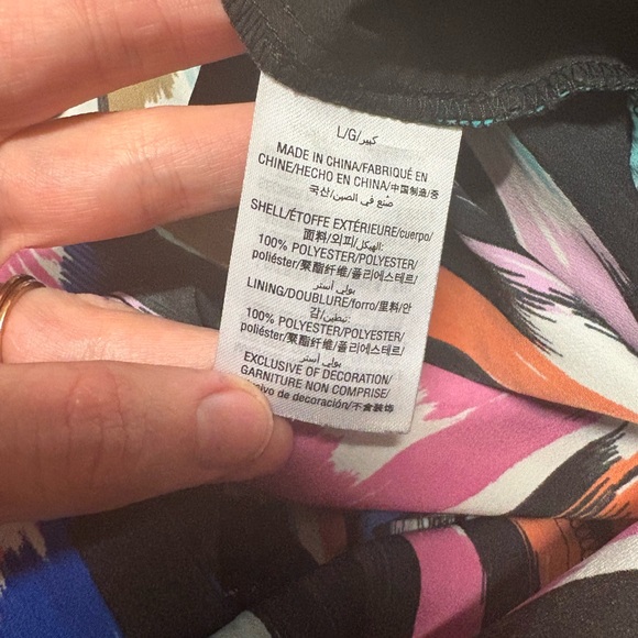 Trina Turk INC Icat Multicolor Retro Wide Leg Pants Size Large - Picture 4 of 4